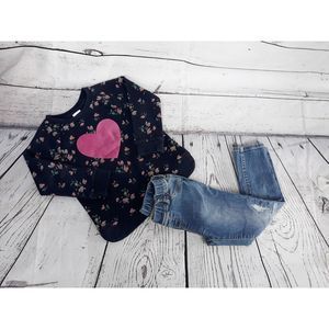 Baby Gap Sweater Sz 3Y Jeans 4Y Girls Blue Pink*